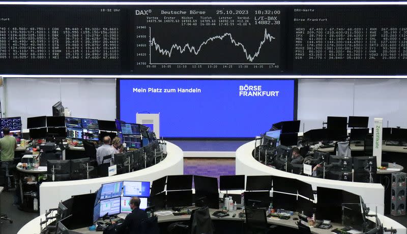 German share price index DAX graph is pictured at the stock exchange in Frankfurt