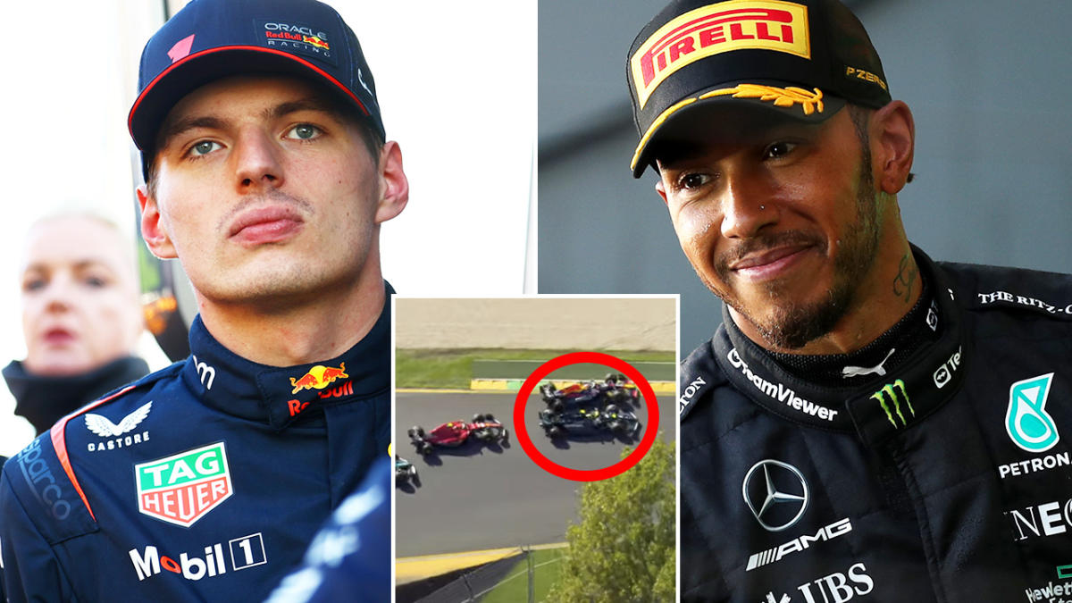 Max Verstappen accuses Lewis Hamilton of dodgy act after Australian GP -  Yahoo Sport