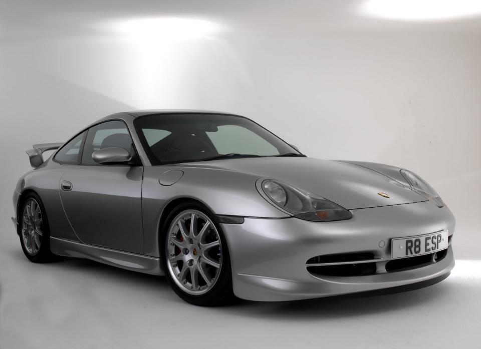 2000 porsche 911 gt3 996 silver