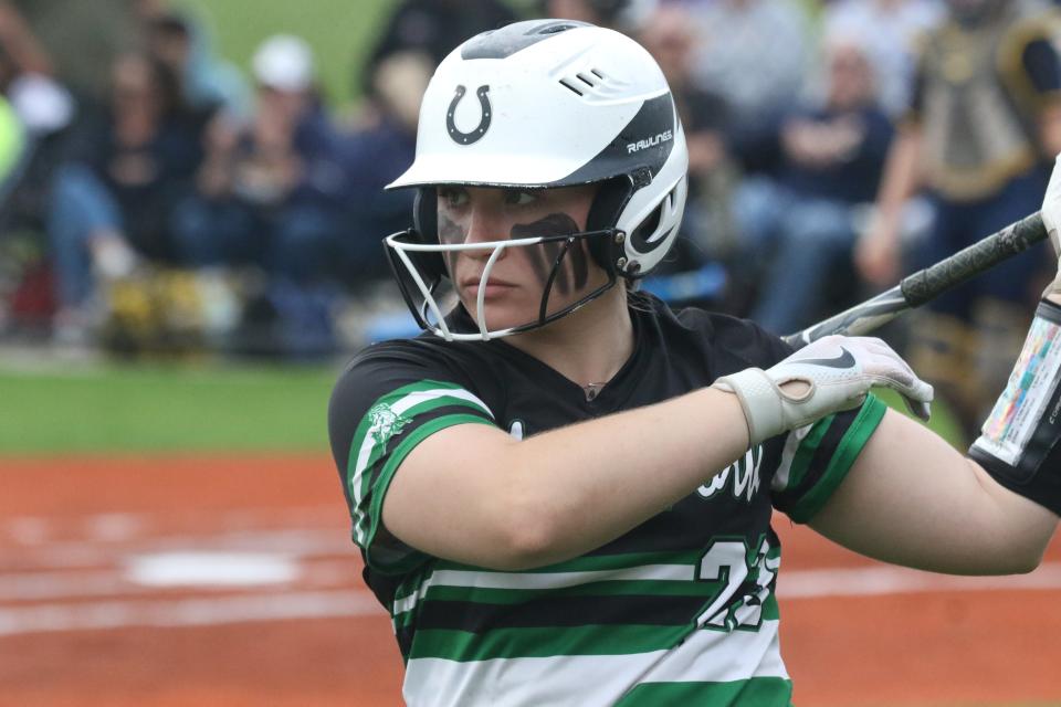 Clear Fork's Renee Anders watches as her Colts score a run to bring home a 2-1 victory over Norwalk in the Division II district semifinals on Tuesday.