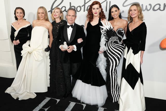 <p>John Nacion/Variety via Getty</p> From left: Diane Lane, Chloë Sevigny, Naomi Watts, Tom Hollander, Molly Ringwald, Demi Moore and Calista Flockhart on Jan. 23.