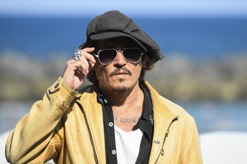 SAN SEBASTIAN, SPAIN - September 20: **NO SPAIN** Johnny Depp at the 'Crock of Gold: A Few Rounds with Shane MacGowan' Photocall during 68th San Sebastian International Film Festival at Kursaal Palace on September 20, 2020 in Donostia / San Sebastian, Spain. Credit: Jimmy Olsen/MediaPunch /IPX