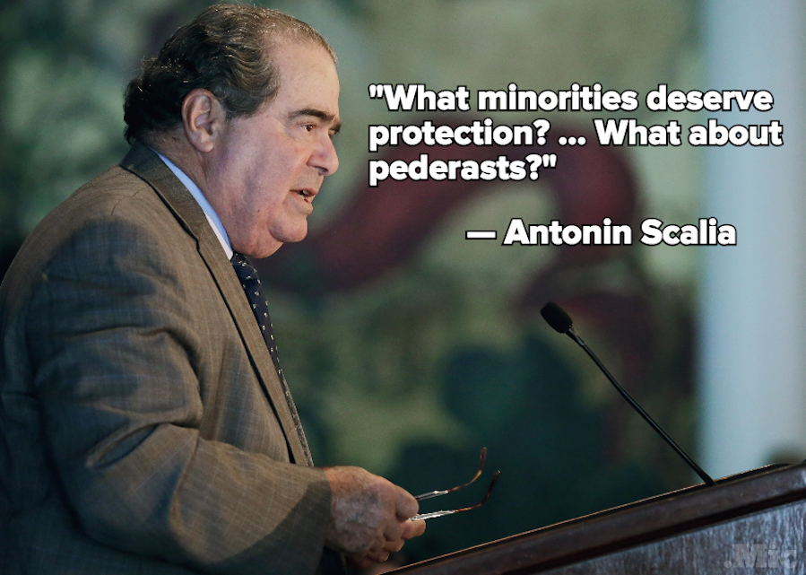 Antonin Scalia: Marriage Equality Ruling Like Protecting 