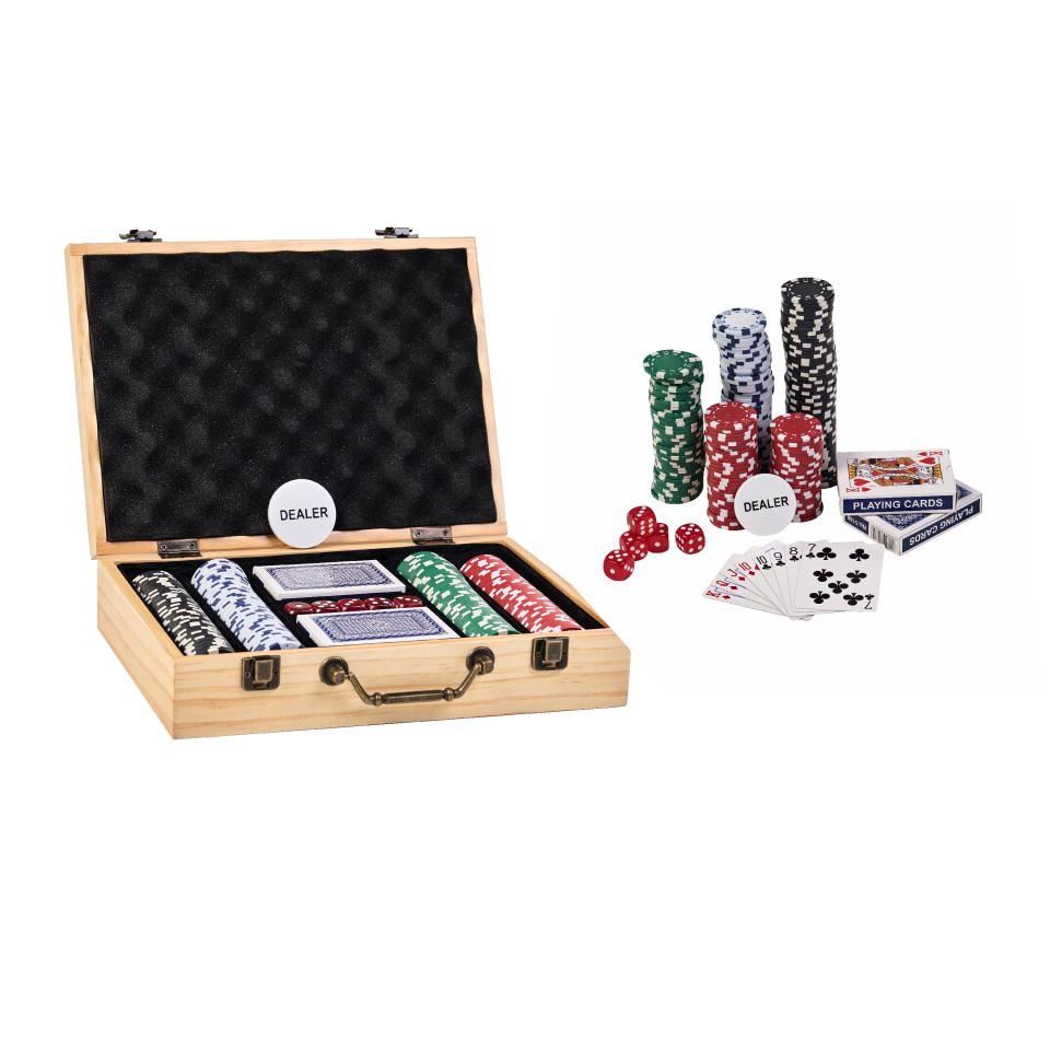 <p><a href="https://go.redirectingat.com?id=74968X1596630&url=https%3A%2F%2Fwww.walmart.com%2Fip%2FBarrington-200-Piece-Poker-Chip-Set-with-Pine-Wood-Case-and-Cards-11-Grams-Piece-Weight%2F1162846343&sref=https%3A%2F%2Fwww.esquire.com%2Flifestyle%2Fg3318%2Fcheap-fathers-day-gifts%2F" rel="nofollow noopener" target="_blank" data-ylk="slk:Shop Now;elm:context_link;itc:0;sec:content-canvas" class="link ">Shop Now</a></p><p>Barrington 200 Piece Poker Chip Set</p><p>walmart.com</p><p>$42.99</p>