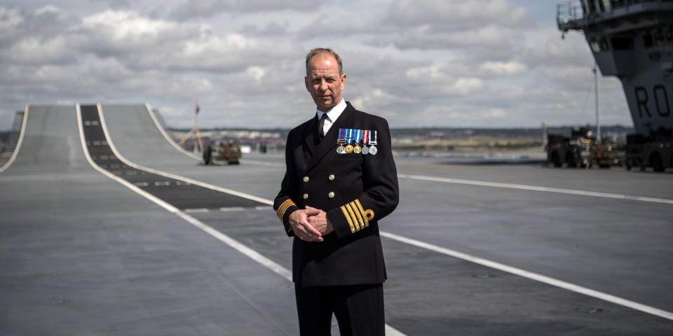 Captain Jerry Kyd HMS Queen Elizabeth