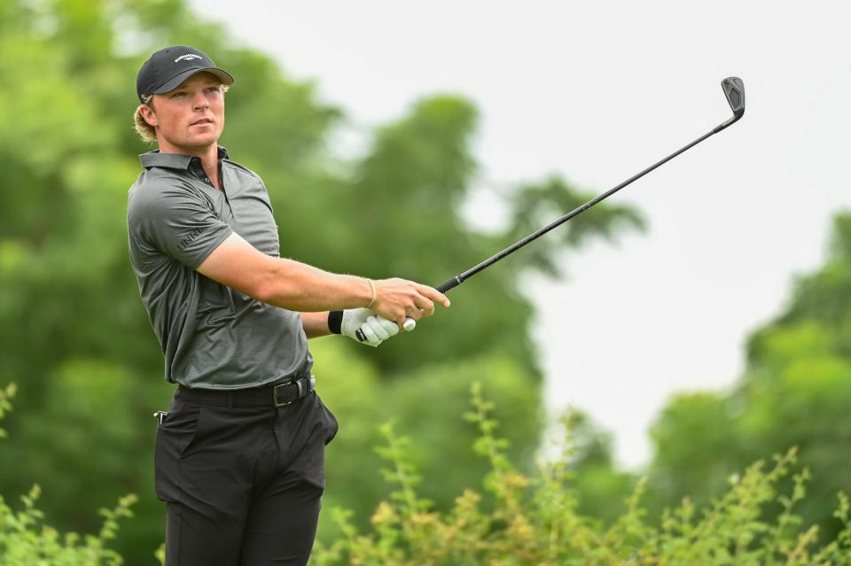 Frankie Capan III, here at the Albertsons Boise Open last month, earned $270,000 from a purse of $1.5 million at the Nationwide Children's Hospital Championship on Sunday at Ohio State.