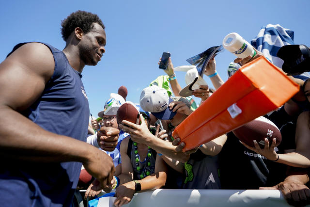 Russell Wilson Practiced With the Texas Rangers and Fans Went Nuts