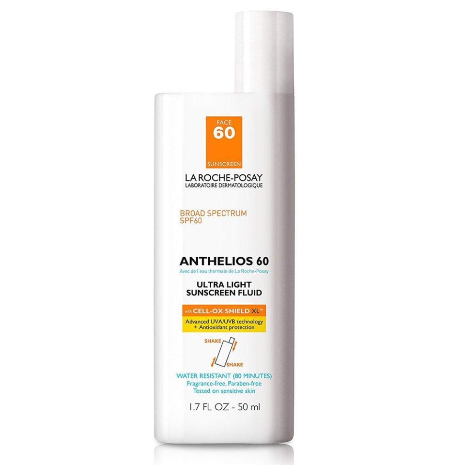 14) La Roche Posay Anthelios 60 Ultra Light Sunscreen Fluid