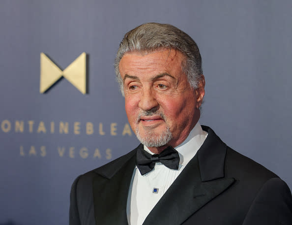 LAS VEGAS, NEVADA – DECEMBER 13: Sylvester Stallone attends the grand opening of Fontainebleau Las Vegas on December 13, 2023 in Las Vegas, Nevada. (Photo by Ethan Miller/Getty Images)