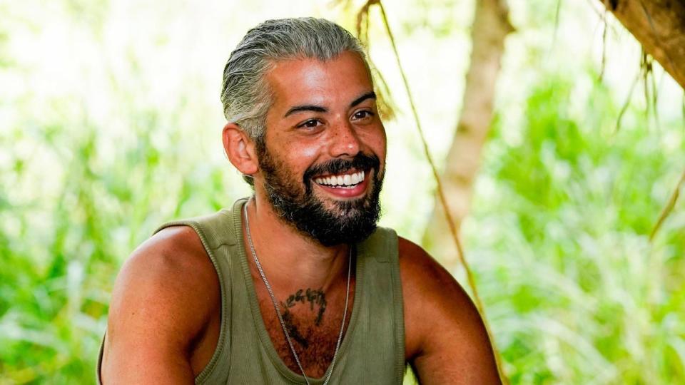 Ricard Foye smiling on Survivor