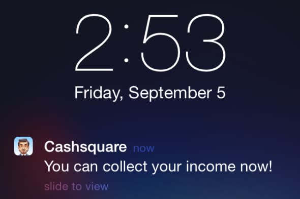 Cashsquare screenshot
