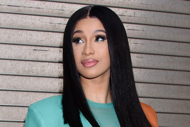 Cardi B Matches Her Bandana Dress to a Rare Hermès Birkin Bag &  Barely-There Sandals