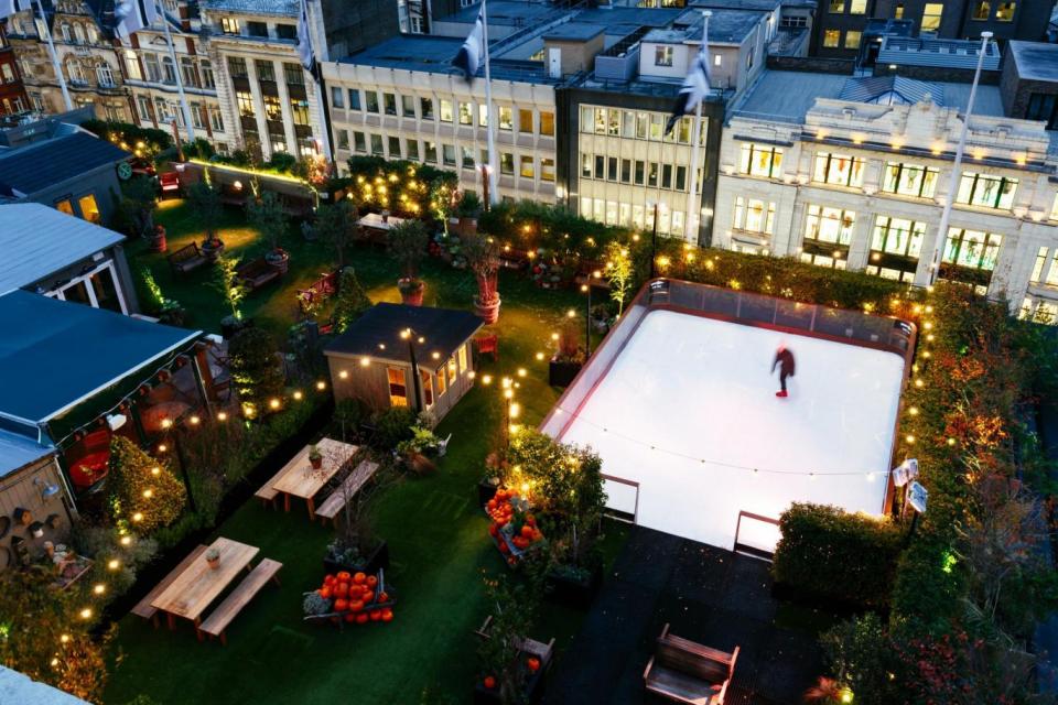 Get your skates on: The department store rooftop