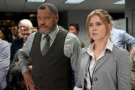 Laurence Fishburne and Amy Adams in Warner Bros. Pictures' "Man of Steel" - 2013