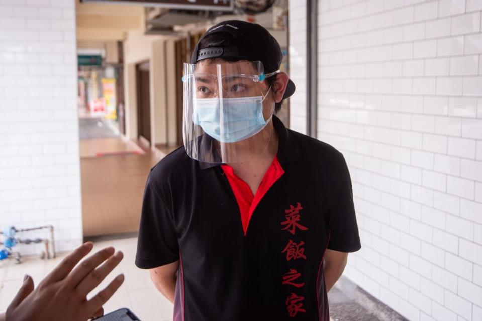 Jack Wan, manager at mixed-rice restaurant T23, speaks to Malay Mail during an interview in USJ 10, Subang Jaya. — Picture by Shafwan Zaidon