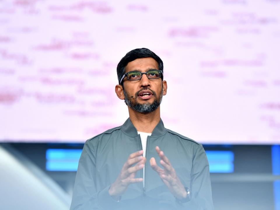 Sundar Pichai conference