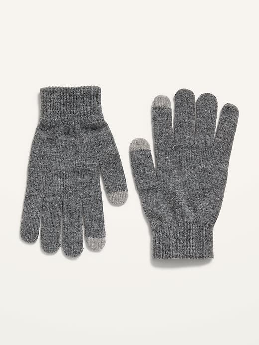 Cozy Sweater-Knit Text-Friendly Gloves