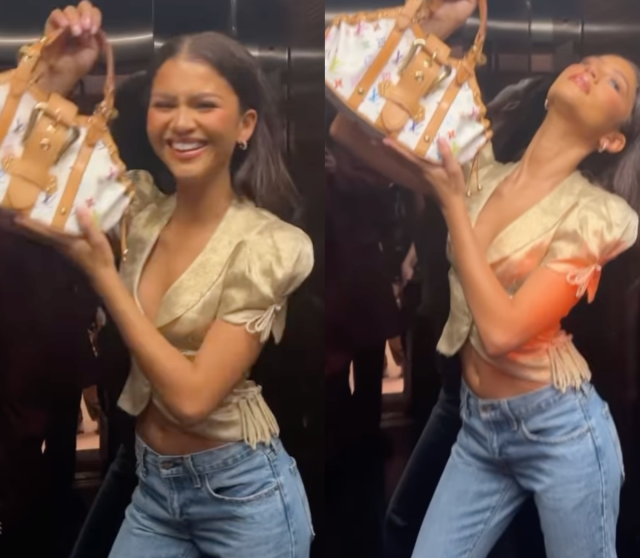 Zendaya's Louis Vuitton Outfit Paid Tribute To A 2004 Naomi Campbell  Campaign