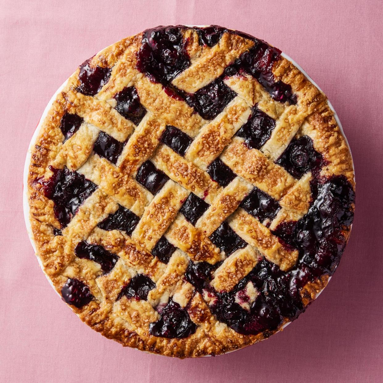 <span>Felicity Cloake’s perfect blueberry pie.</span><span>Photograph: Robert Billington./The Guardian. Food stylist: Loïc Parisot.</span>