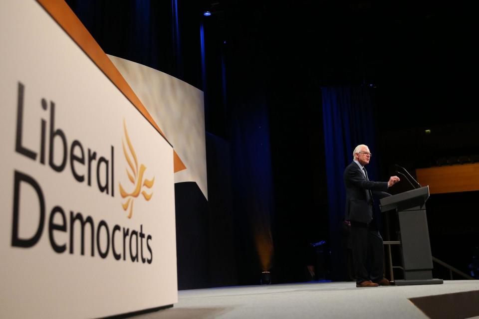 Third party: The Liberal Democrats conference in Bournemouth: PA