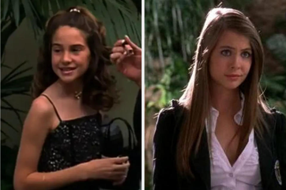 Side-by-side of Shailene Woodley and Willa Holland as Kaitlin in "The O.C."