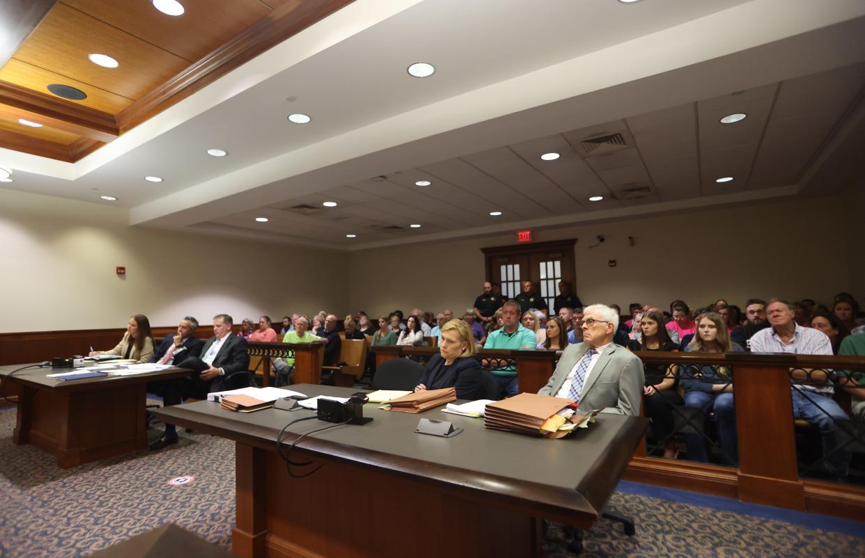 Judge Charles Simms held a hearing for Brooks Houck who is being charged in connection with Crystal Rogers disappearance at Nelson County Circuit Court. 
Oct 5, 2023