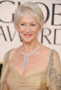 <p>In 2011, Helen Mirren stopped the younger stars in their tracks in a Badgley Mischka gown and $1.6 million Cartier diamond necklace.</p>