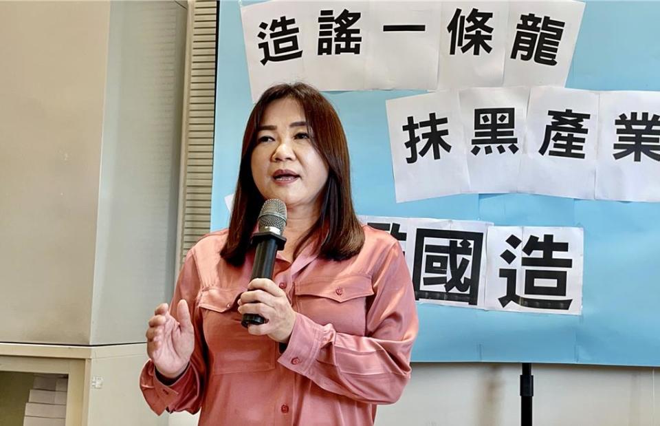 國民黨台北市議員徐巧芯告發潛艦國造小組召集人黃曙光等人涉嫌洩祕、貪汙等罪，對此立委馬文君呼籲檢調盡速調查、釐清真相。（本報資料照片／楊靜茹南投傳真）