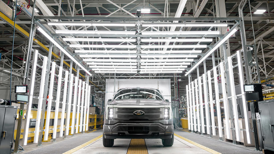 The Ford F-150 Lightning will begin to ship soon. - Credit: Ford