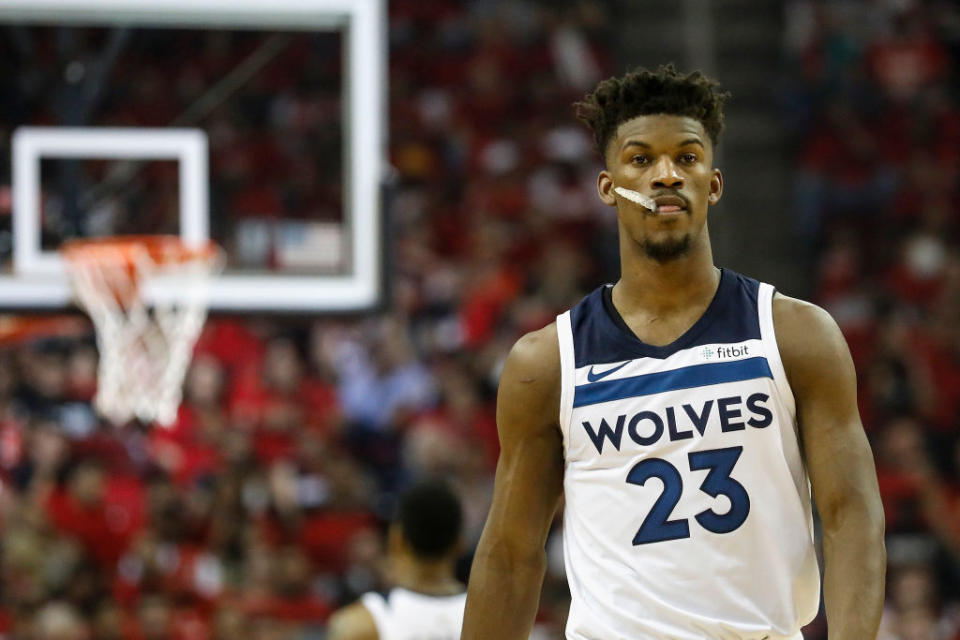 All-Star wing Jimmy Butler may not be long for Minnesota. (Getty Images)