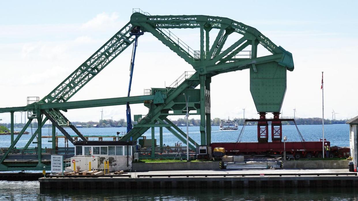 Kingston's LaSalle Causeway has been closed since the end of March 2024 after its century-old Bascule bridge was damaged.               (Dan Taekema/CBC - image credit)