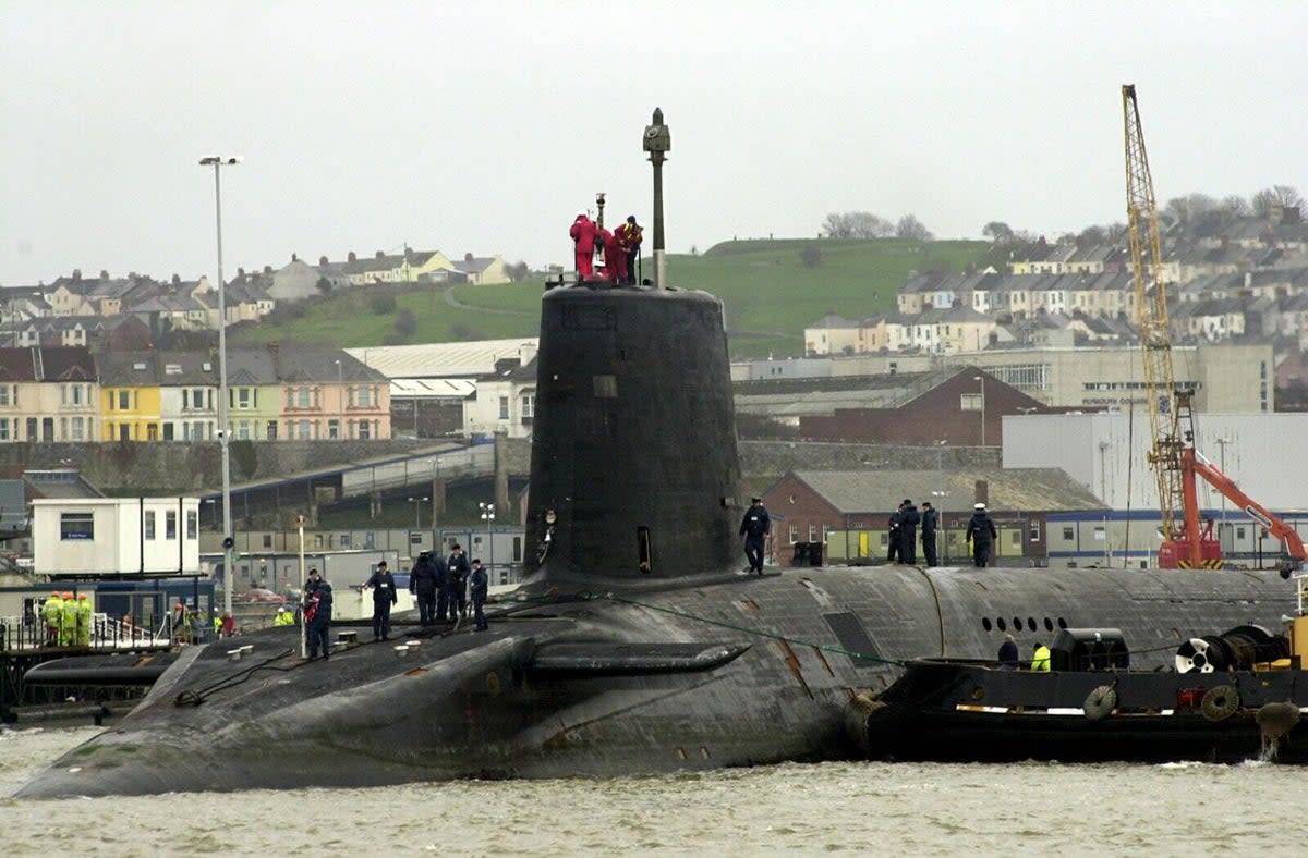 Antonio Jardim was assigned to HMS Vanguard but later given a shore role (PA Photo/Royal Navy). (PA Media)