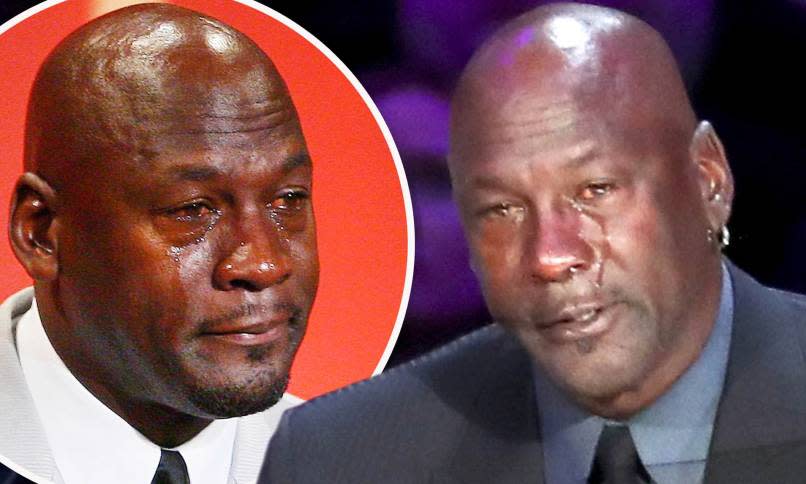 crying jordan From Air Jordans to Space Jam, How Michael Jordan Built His Net Worth