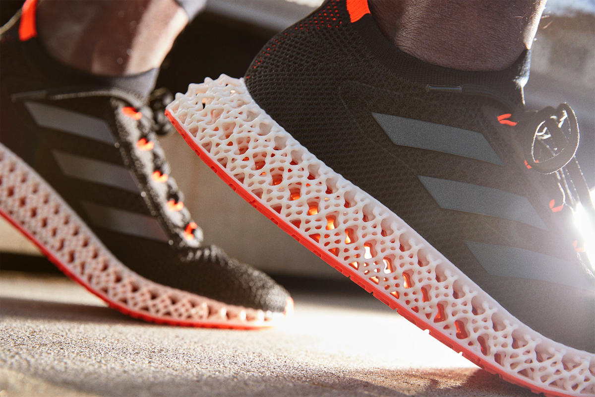 Adidas' 4DFWD shoes uses 3D-printed soles to push you forward