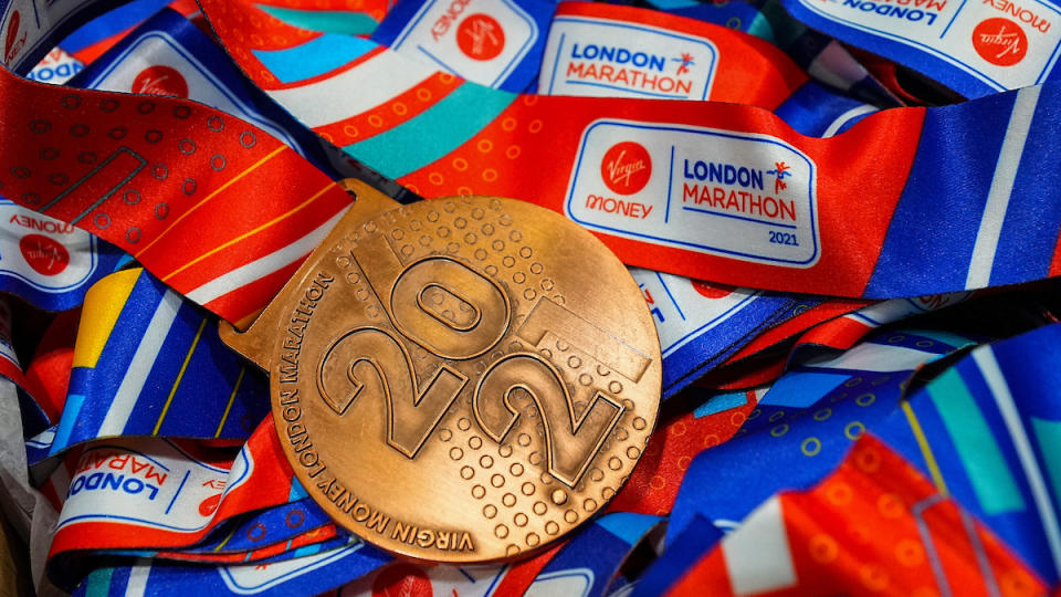  London Marathon 2021 medal. 