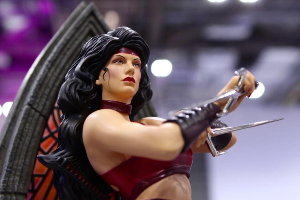 An Elektra action figure. (Photo: Sharlene Sankaran/ Yahoo Newsroom)