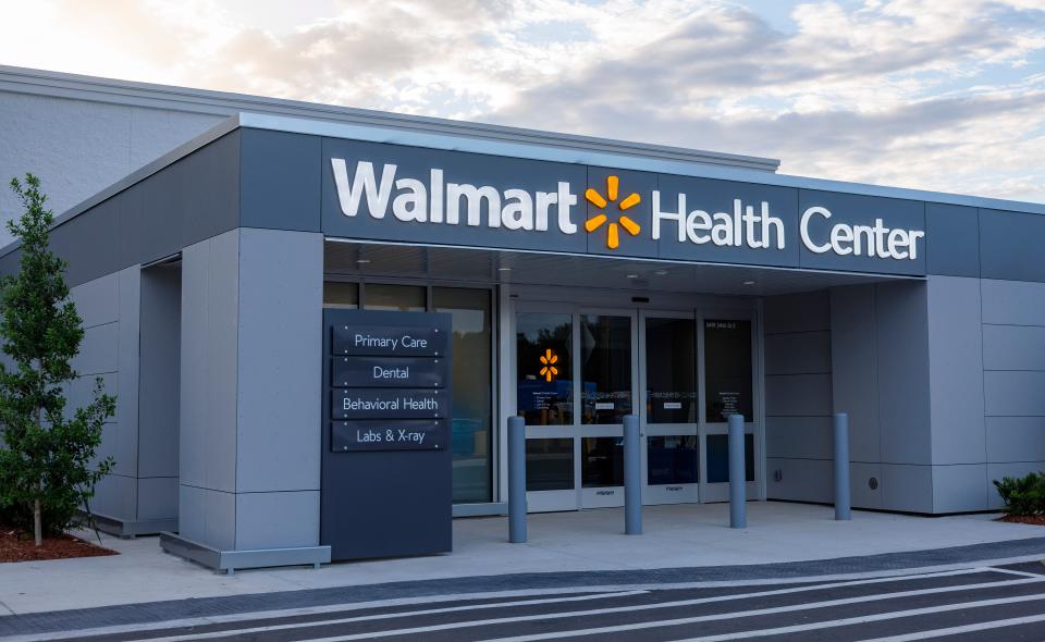 Three new Walmart Health Centers are opening across Jacksonville this week. Pictured is the Walmart Health Center that opened in April in St. Petersburg.