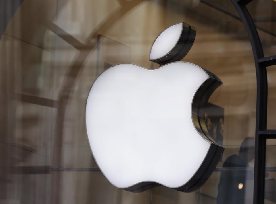 The logo in the window of the Apple Store in Regent Street, London (PA Archive)