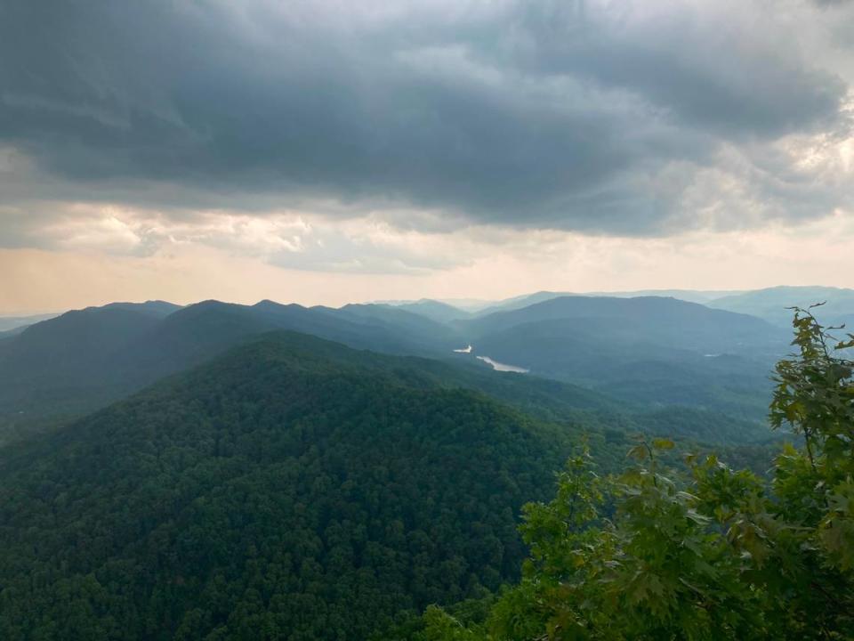 Fern Lake is visible from Cumberland Gap National Historical Park near Middlesboro, Ky.