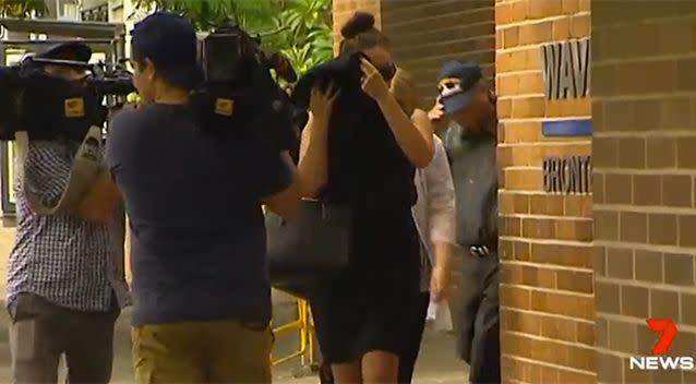 Mitchell's wife refused to defend him. Photo: 7 News