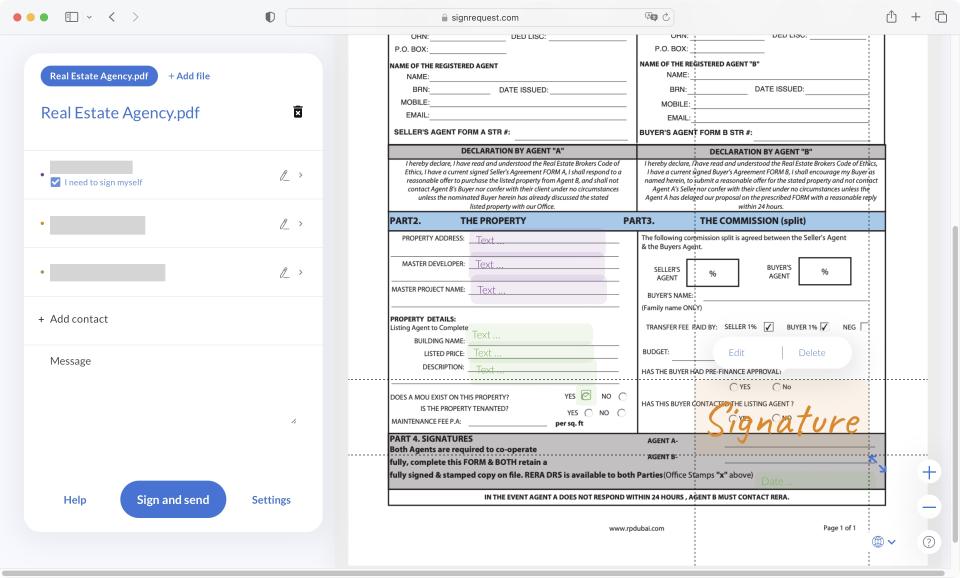 SignRequest eSign software during our test and review process