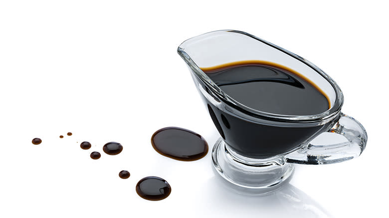 Balsamic vinegar in pitcher