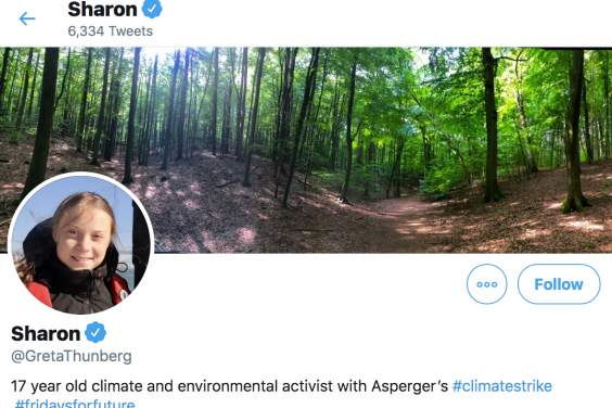 Greta Thunberg changes Twitter name to Sharon after viral video (Twitter)