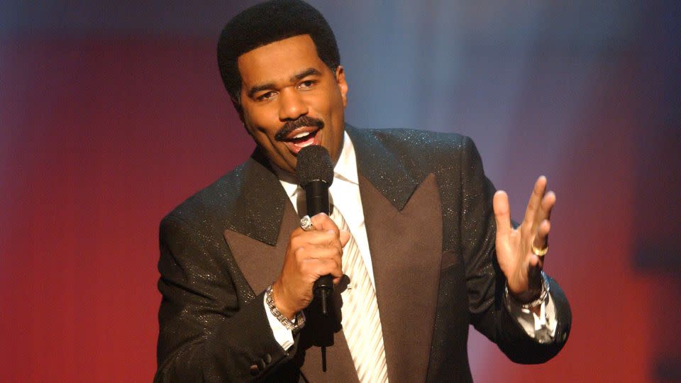 Steve Harvey in 2002. - L. Cohen/WireImage/Getty Images