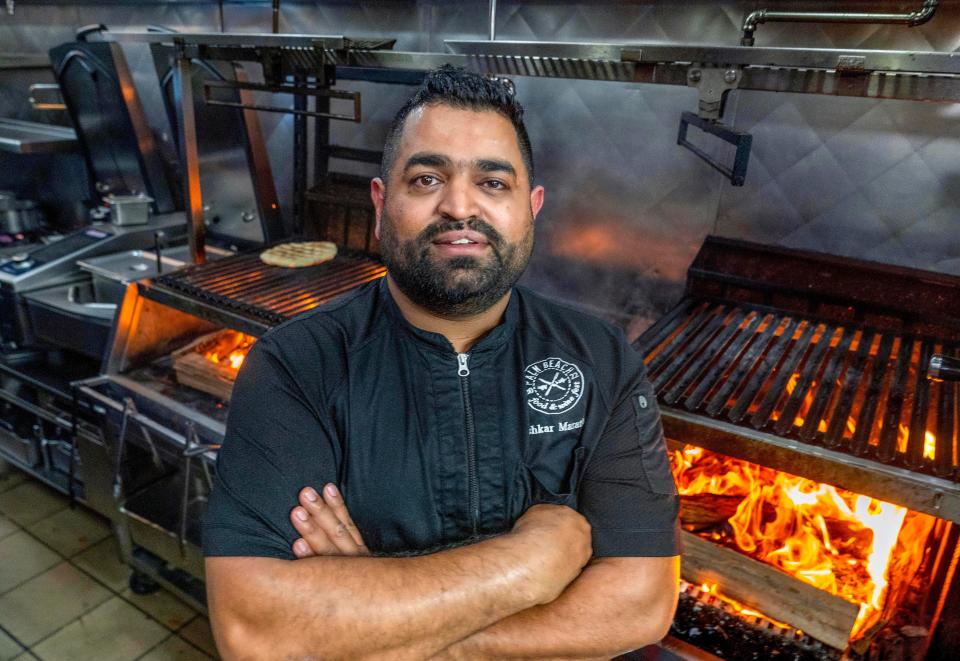 Pushkar Marathe is executive chef and co-owner of nationally acclaimed Stage Kitchen and Bar in Palm Beach Gardens, Florida on December 8, 2023.