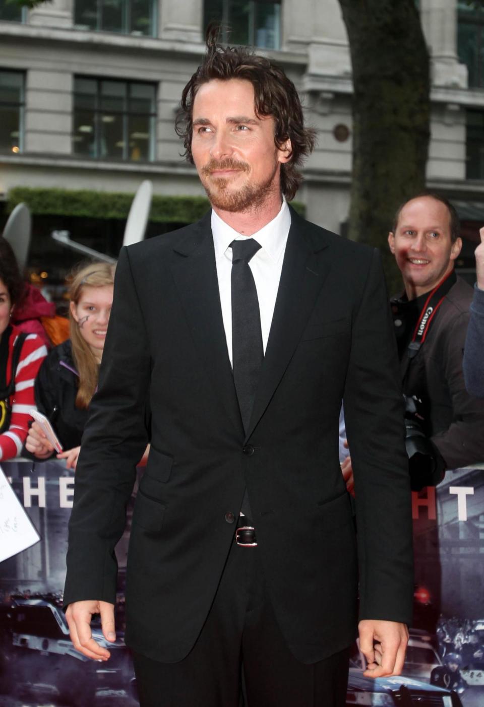 Top form: Christian Bale typically boasts an athletic figure (PA)