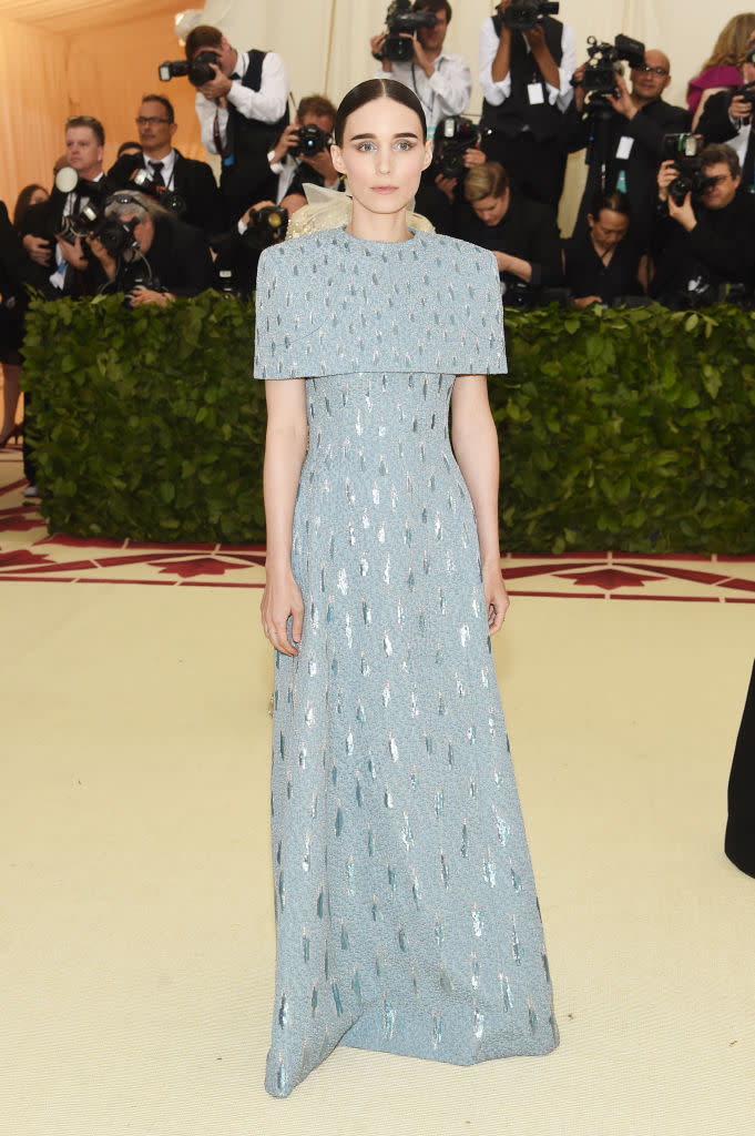 <p>Rooney Mara in Givenchy Haute Couture. (Photo: Getty Images) </p>