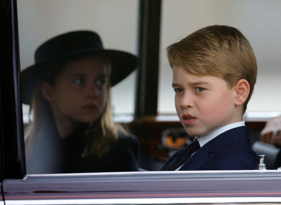 Princess Charlotte and Prince George