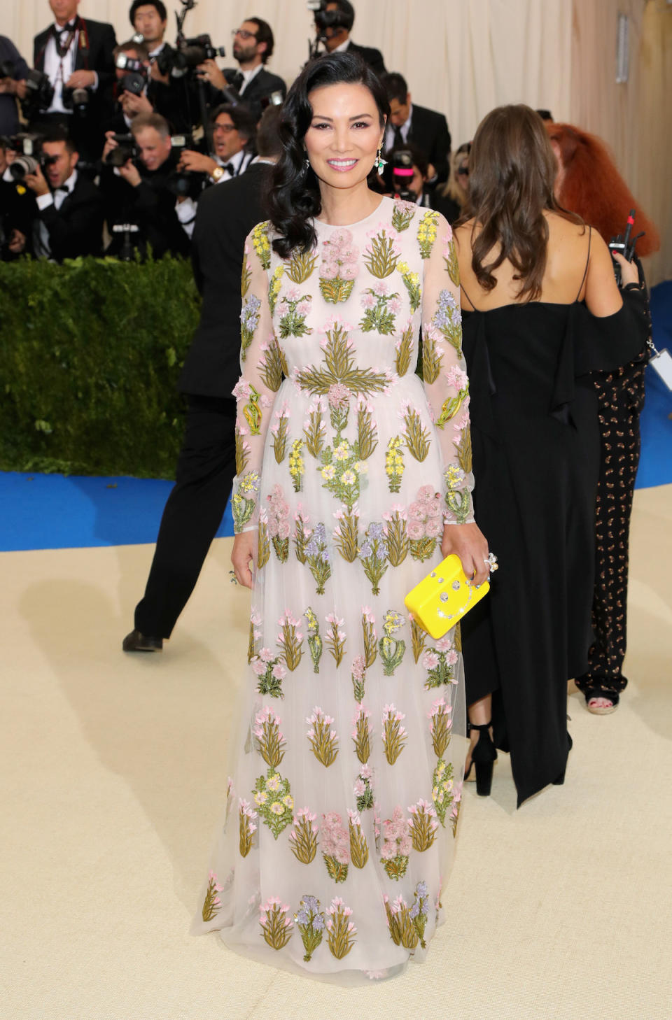 Wendi Deng Murdoch in Giambattista Valli