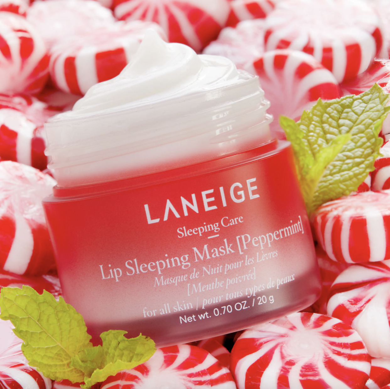 Laneige's Coveted Lip Masks Now Come in LimitedEdition Peppermint